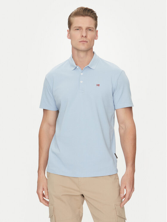 Поло regular fit Ealis NP0A4H8B Napapijri, голубой
Поло regular fit Ealis NP0A4H8B Napapijri, голубой