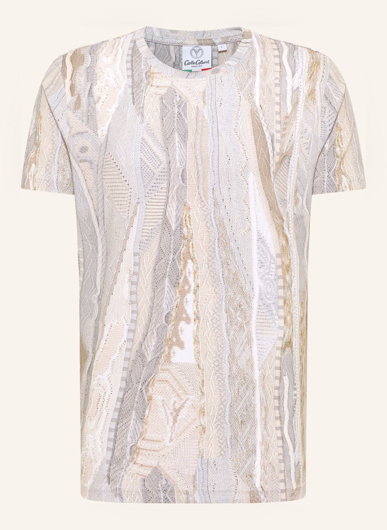 Футболка с трикотажным принтом egon Carlo Colucci, бежевый
Футболка с трикотажным принтом egon Carlo Colucci, бежевый