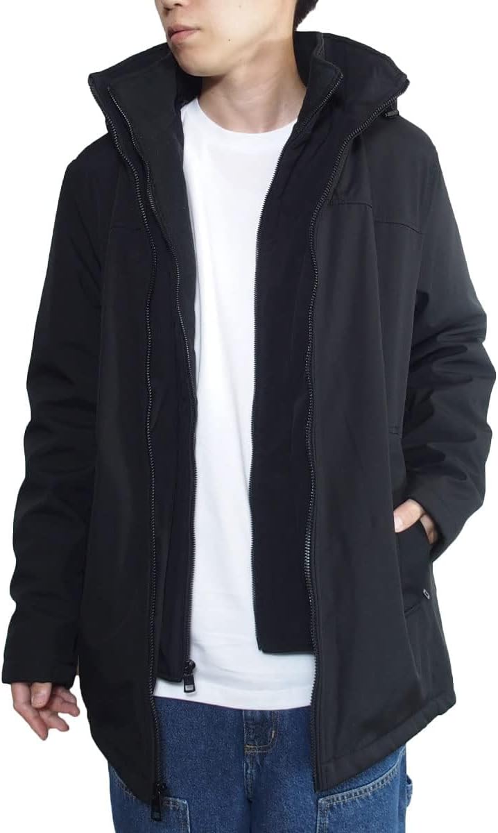 Calvin Klein Mens Водонепроницаемое и ветрозащитное пальто с капюшоном от Calvin Klein Men's осень-зима, Transitional Black
Calvin Klein Mens Водонепроницаемое и ветрозащитное пальто с капюшоном от Calvin Klein Men's осень-зима, Transitional Black