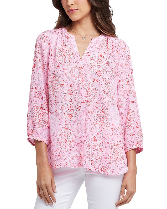 Блузка с защипами NYDJ, розовый
Блузка с защипами NYDJ, розовый