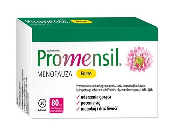 Препарат, облегчающий симптомы менопаузы Promensil Forte, 30 шт
Препарат, облегчающий симптомы менопаузы Promensil Forte, 30 шт