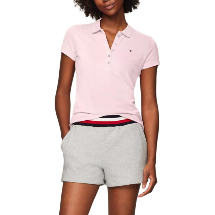 Tommy Hilfiger Женская розовая поло
Tommy Hilfiger Женская розовая поло