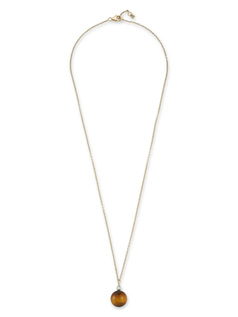 Колье из желтого золота с бриллиантами и тигровым глазом Mateo, золотой
Колье из желтого золота с бриллиантами и тигровым глазом Mateo, золотой