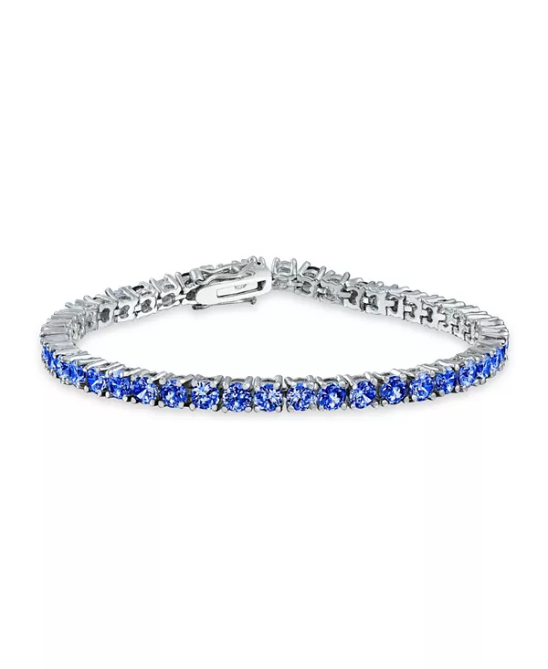 12 карат, набор из 4 зубцов, одинарный круглый кубический цирконий, теннисный браслет для выпускного, 7,5 дюймов Bling Jewelry, navy
12 карат, набор из 4 зубцов, одинарный круглый кубический цирконий, теннисный браслет для выпускного, 7,5 дюймов Bling Jewelry, navy