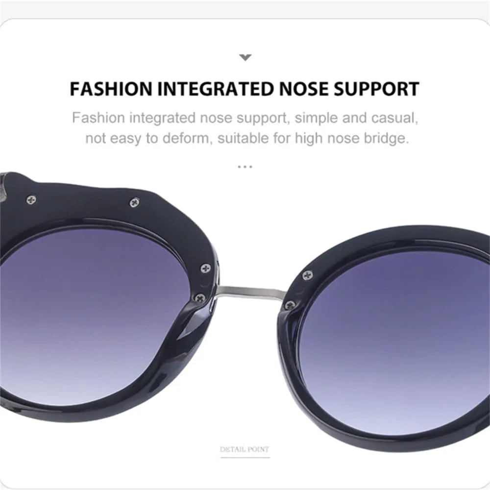 Круглые солнцезащитные очки для женщин, циркониевые солнцезащитные очки с защитой от УФ-излучения UV400, очки с кристальным леопардовым принтом generic, Black
Круглые солнцезащитные очки для женщин, циркониевые солнцезащитные очки с защитой от УФ-излучения UV400, очки с кристальным леопардовым принтом generic, Black