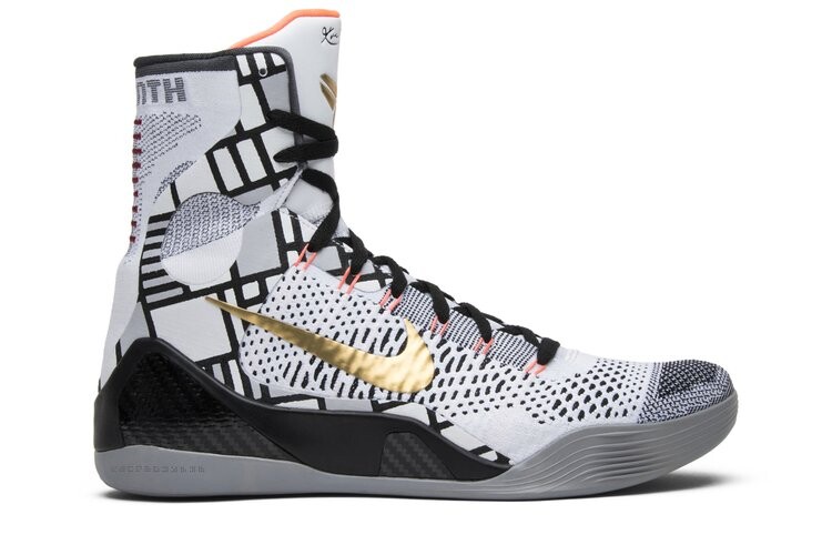 Кроссовки Nike Kobe 9 Elite 'Fundamentals', белый 
Кроссовки Nike Kobe 9 Elite 'Fundamentals', белый