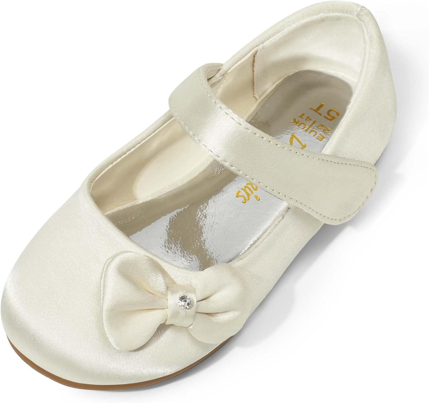 Туфли для маленьких девочек DREAM PAIRS, модель Mary Jane, балетки с бантиком для школьной формы, Ivory/Satin
Туфли для маленьких девочек DREAM PAIRS, модель Mary Jane, балетки с бантиком для школьной формы, Ivory/Satin