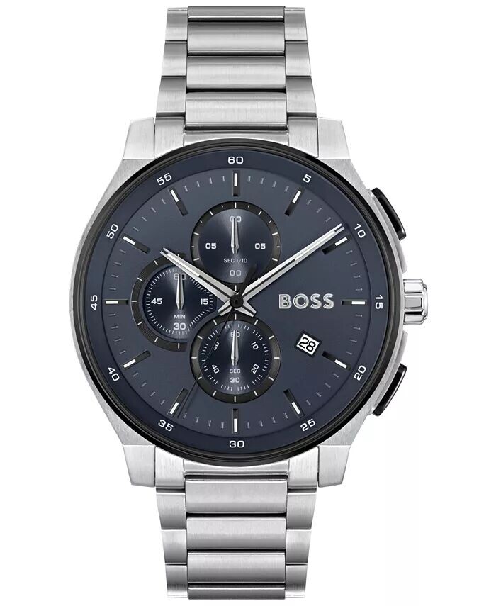 Мужские часы Peak 2.0 Quartz Chrono из нержавеющей стали, 45 мм Hugo Boss
Мужские часы Peak 2.0 Quartz Chrono из нержавеющей стали, 45 мм Hugo Boss