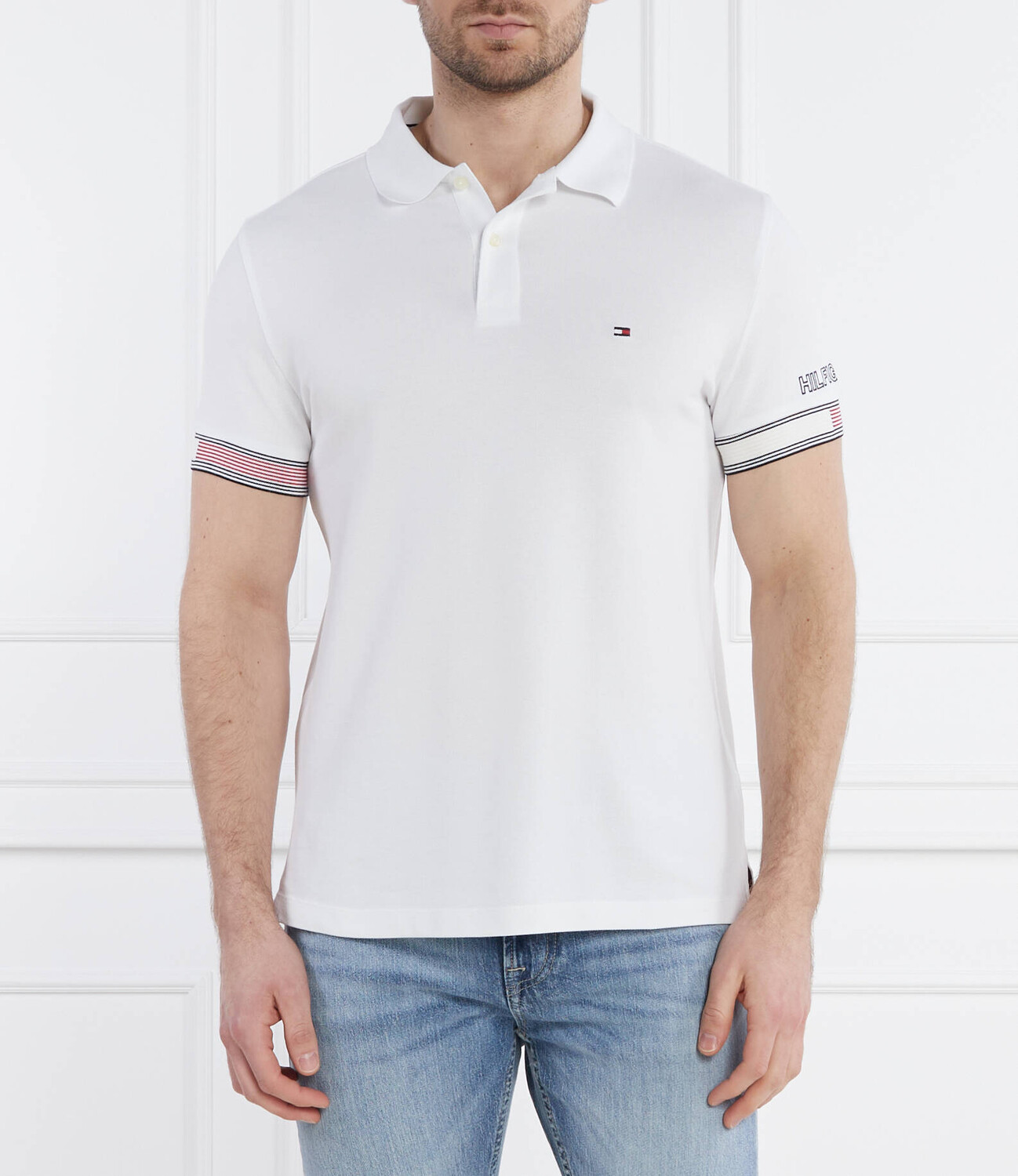 Поло Tommy Hilfiger FLAG CUFF Slim Fit, белый
Поло Tommy Hilfiger FLAG CUFF Slim Fit, белый