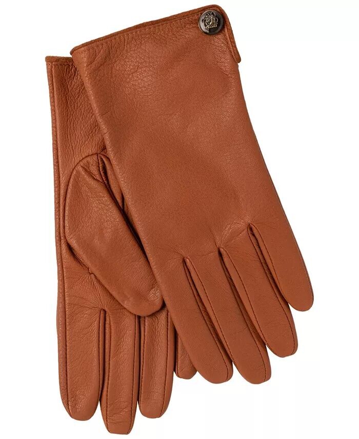 Перчатки из кожи Pebble с пуговицей в виде лошади Lauren Ralph Lauren, коричневый
Перчатки из кожи Pebble с пуговицей в виде лошади Lauren Ralph Lauren, коричневый