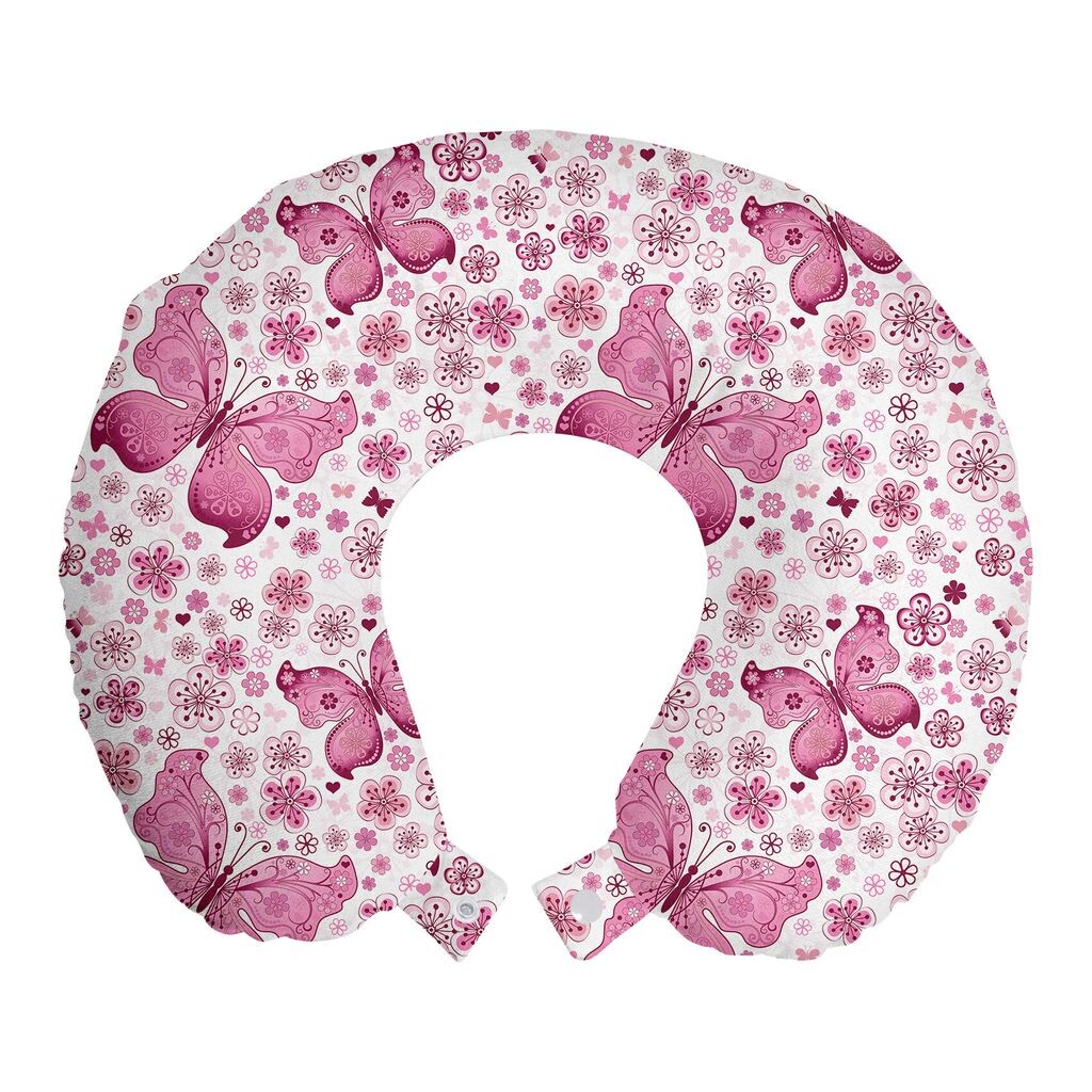 ABAKUHAUS Travel Pillow Butterfly Подушка для шеи, розовые цветы, пенопластовые дорожные принадлежности для самолета и автомобиля, 30x30 см, бледно-розовый белый
ABAKUHAUS Travel Pillow Butterfly Подушка для шеи, розовые цветы, пенопластовые дорожные принадлежности для самолета и автомобиля, 30x30 см, бледно-розовый белый