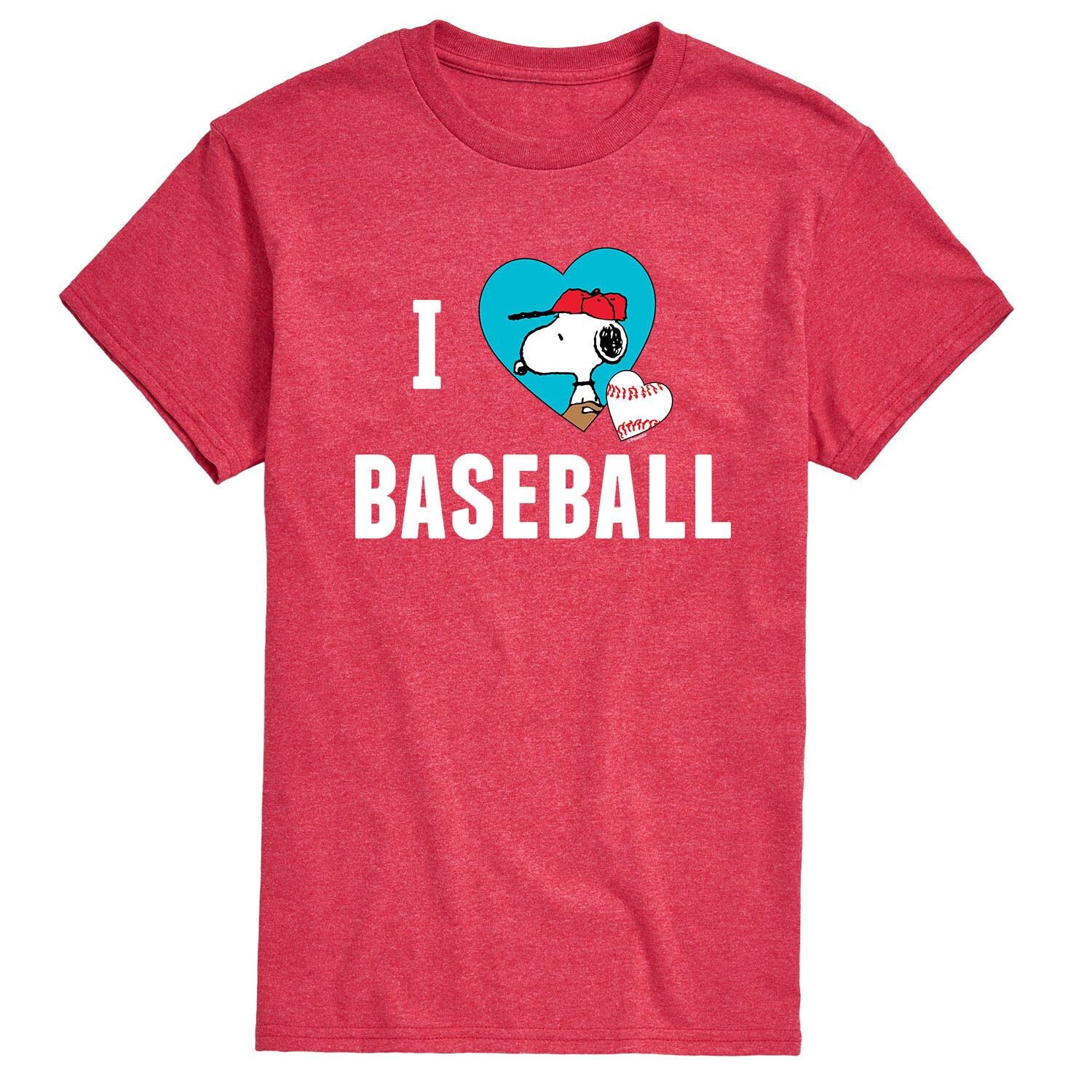 Мужская бейсбольная футболка Peanuts I Love Licensed Character
Мужская бейсбольная футболка Peanuts I Love Licensed Character