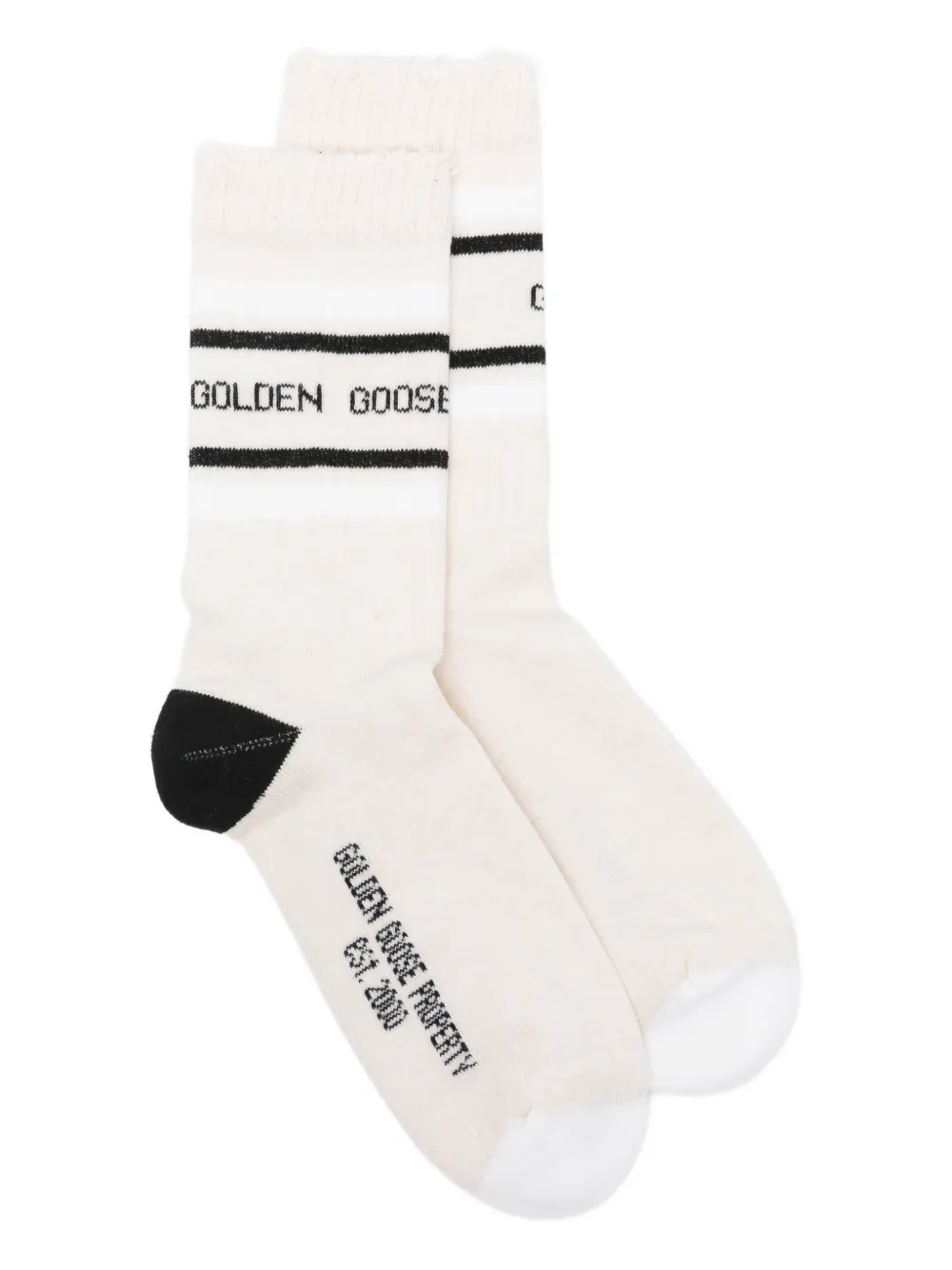 Носки с логотипом и полосками Golden Goose, нейтральный
Носки с логотипом и полосками Golden Goose, нейтральный