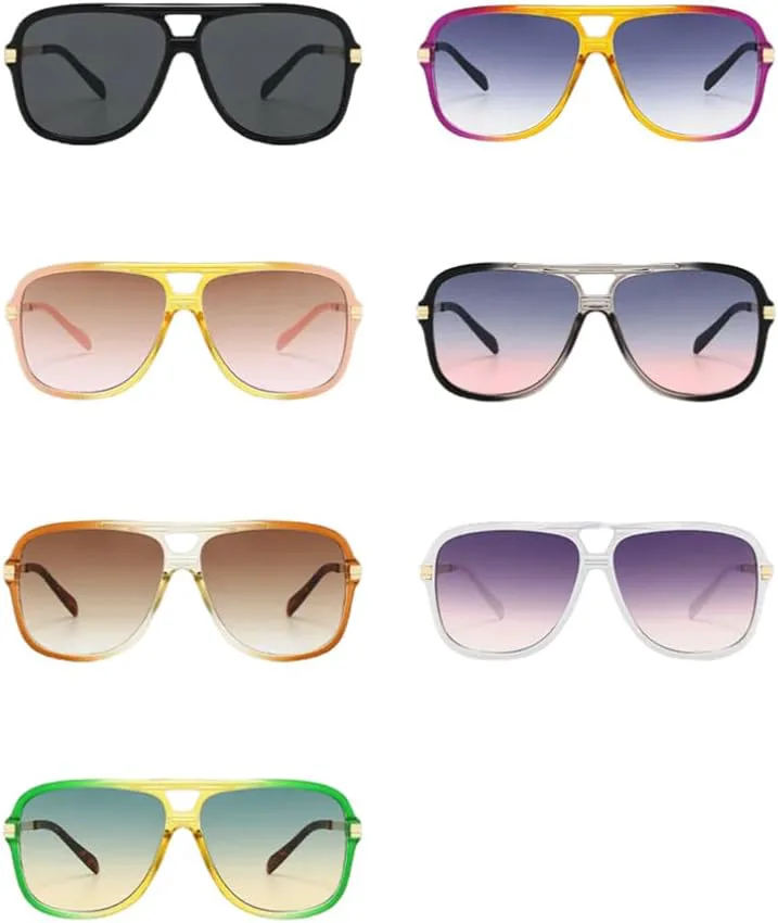 Ретро-солнцезащитные очки с прозрачным градиентом UV400 для мужчин, модные женские солнцезащитные очки с двойной перемычкой, класса люкс TKKTLLT, Ttyj352-2
Ретро-солнцезащитные очки с прозрачным градиентом UV400 для мужчин, модные женские солнцезащитные очки с двойной перемычкой, класса люкс TKKTLLT, Ttyj352-2