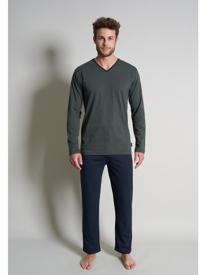 Tom Tailor Пижама "Невада" в зеленую и темную полоску
Tom Tailor Пижама "Невада" в зеленую и темную полоску