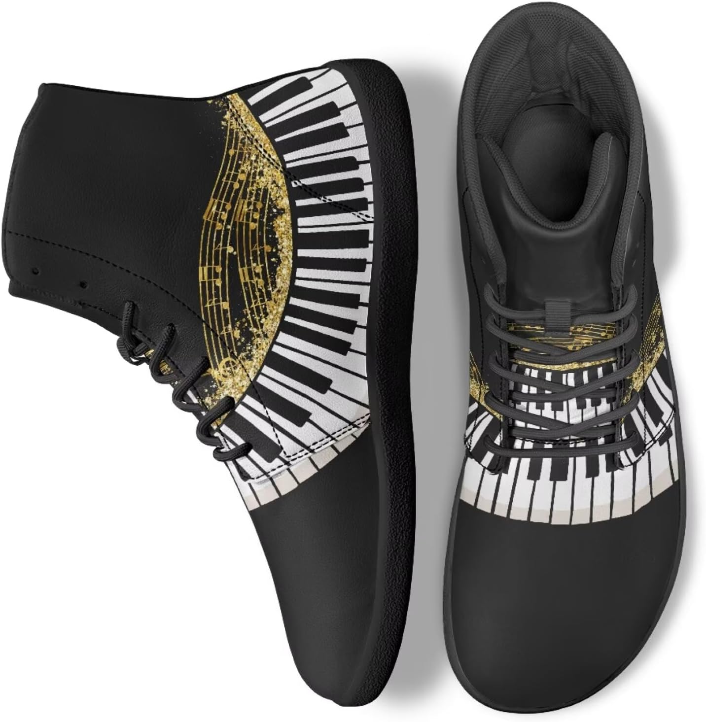 Мужские и женские высокие кроссовки для ходьбы из ПУ-кожи, беговые спортивные кроссовки для улицы Ecaestolph, черный
Мужские и женские высокие кроссовки для ходьбы из ПУ-кожи, беговые спортивные кроссовки для улицы Ecaestolph, черный