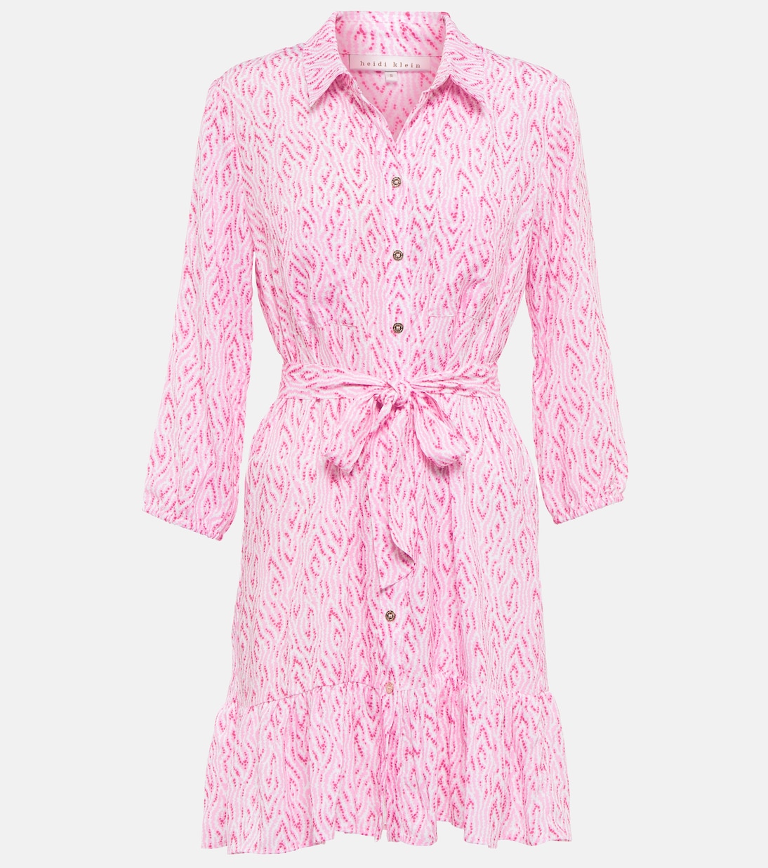 Платье-рубашка с принтом и оборками Heidi Klein, Rose Embers
Платье-рубашка с принтом и оборками Heidi Klein, Rose Embers