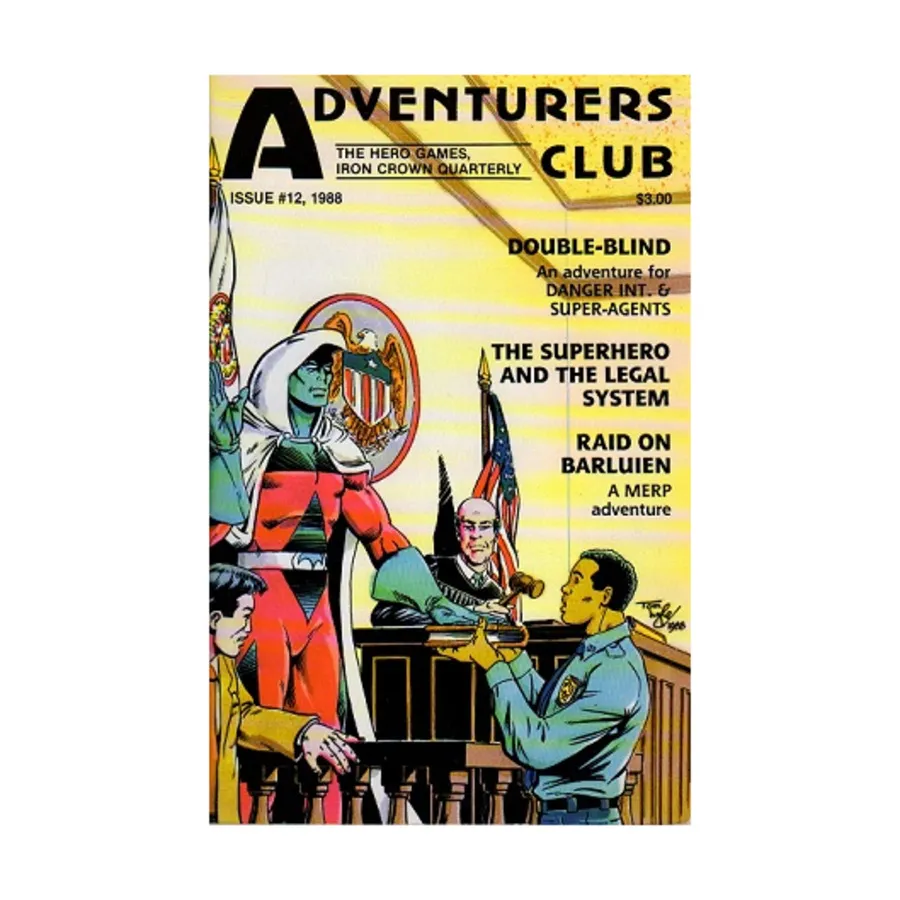 Журнал #12 "Raid on Barluien - MERP Adventure, Danger International Adventure", Adventurer's Club Magazine
Журнал #12 "Raid on Barluien - MERP Adventure, Danger International Adventure", Adventurer's Club Magazine