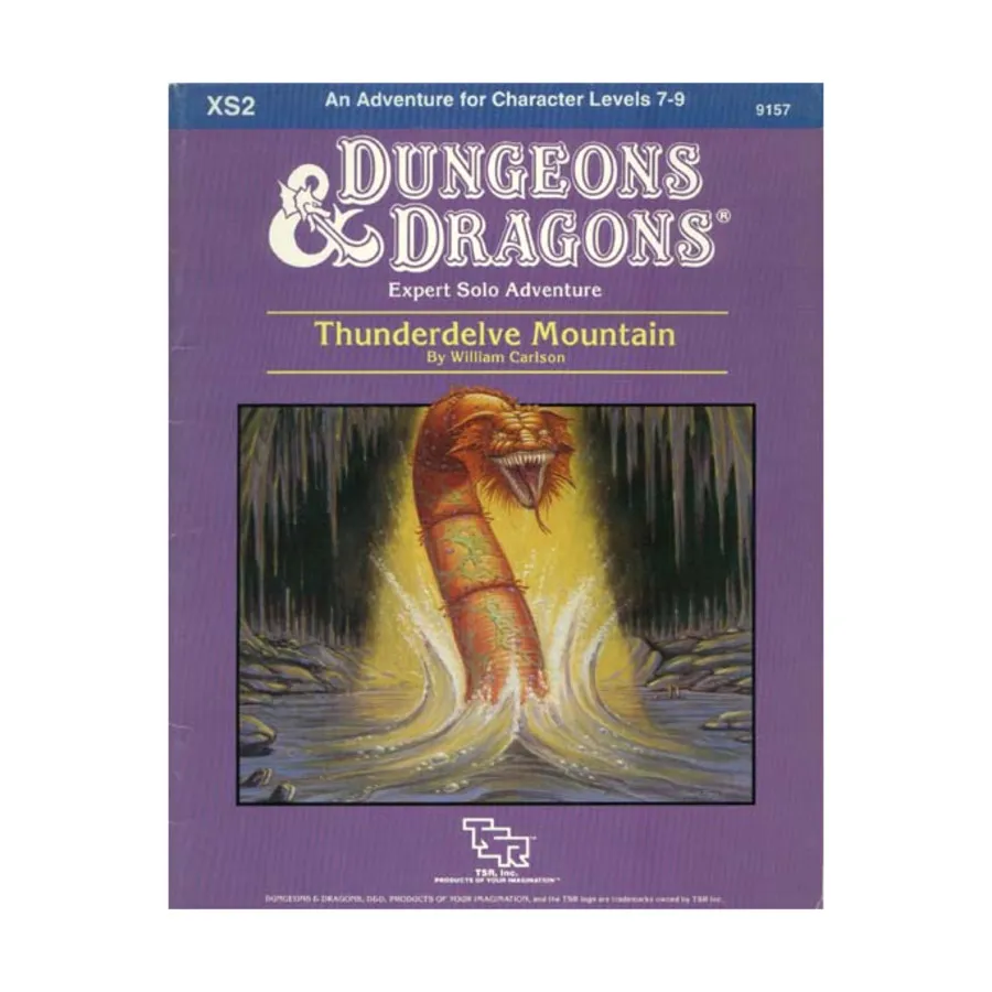 Модуль Thunderdelve Mountain, Basic Dungeons & Dragons (Original Edition) - Modules & Adventures - Assorted
Модуль Thunderdelve Mountain, Basic Dungeons & Dragons (Original Edition) - Modules & Adventures - Assorted