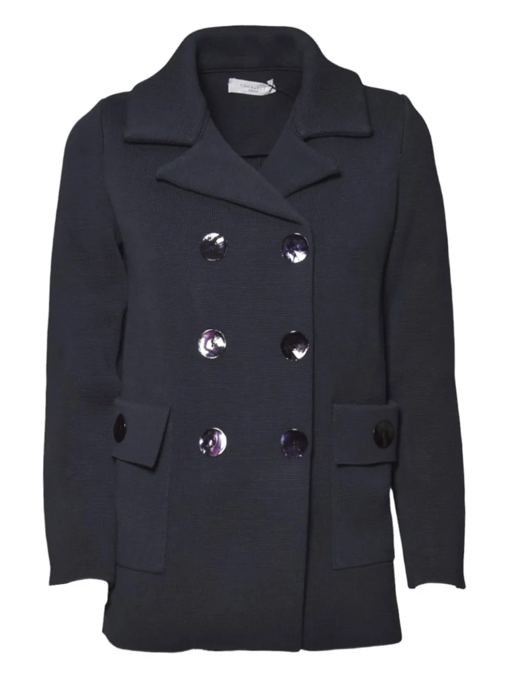 Двубортный пиджак с карманами Charlott, синий
Двубортный пиджак с карманами Charlott, синий