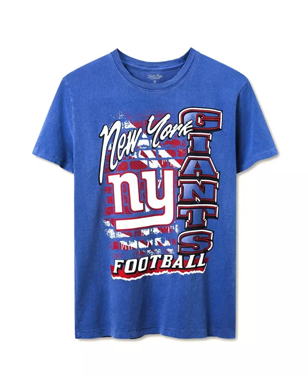 Женская винтажная футболка с символикой команды «Нью-Йорк Джайентс» из НФЛ. Junk Food Clothing, синий
Женская винтажная футболка с символикой команды «Нью-Йорк Джайентс» из НФЛ. Junk Food Clothing, синий