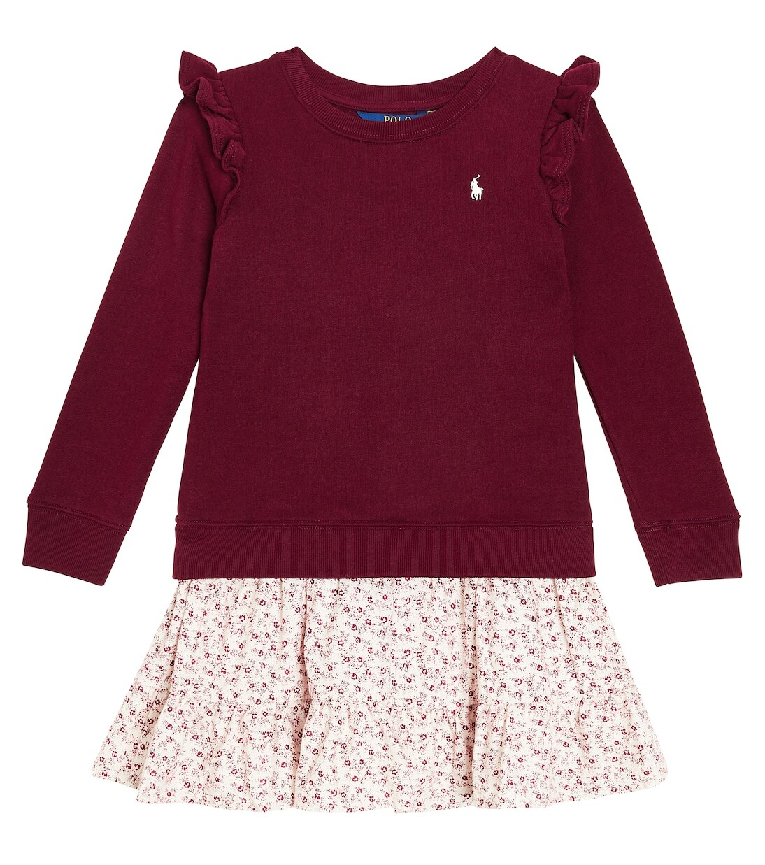 Платье-толстовка из смесового хлопка с цветочным принтом Polo Ralph Lauren Kids, красный
Платье-толстовка из смесового хлопка с цветочным принтом Polo Ralph Lauren Kids, красный