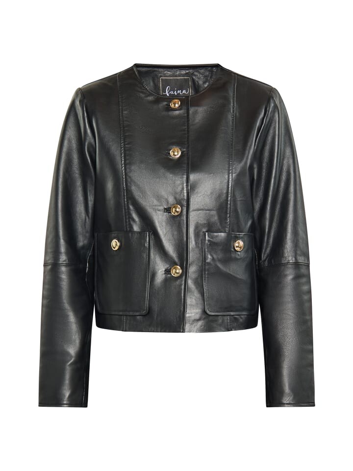 Кожаная куртка faina, черный
Кожаная куртка faina, черный