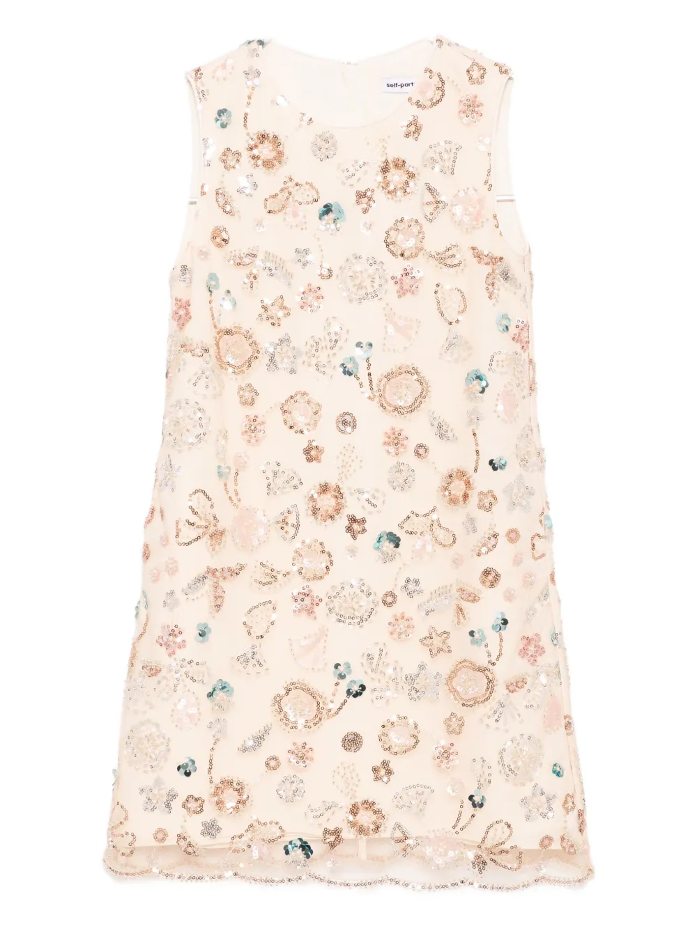 Платье, расшитое пайетками Self-Portrait Kids, нейтральный
Платье, расшитое пайетками Self-Portrait Kids, нейтральный