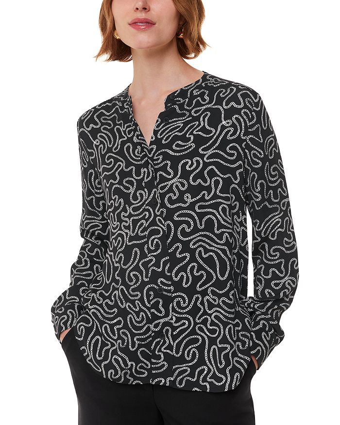 Рубашка с принтом «Цепь» Whistles, черный
Рубашка с принтом «Цепь» Whistles, черный