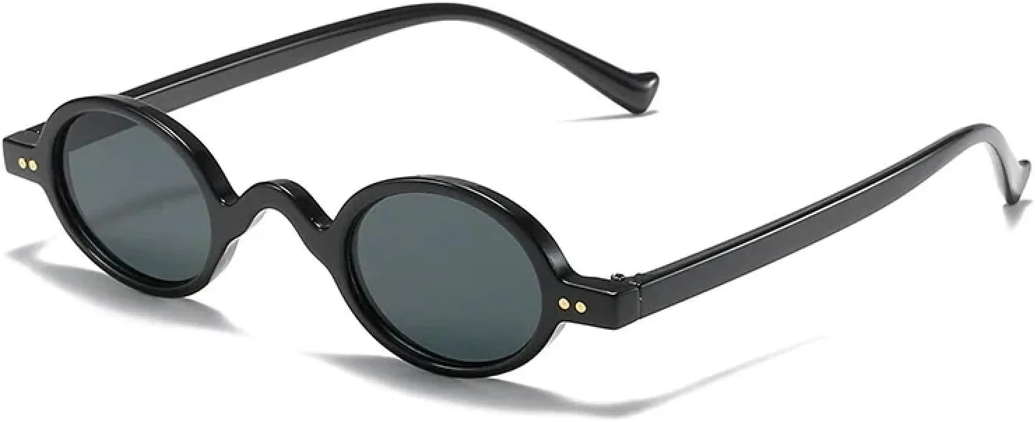 Винтажные модные круглые солнцезащитные очки для женщин и мужчин, роскошные, популярные, в маленькой оправе, в стиле панк, для путешествий TYUVIVO, Black Black
Винтажные модные круглые солнцезащитные очки для женщин и мужчин, роскошные, популярные, в маленькой оправе, в стиле панк, для путешествий TYUVIVO, Black Black