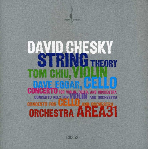 CD диск Chesky / Eggar / Chiu: String Theory / Cto for Violin Cello & Orch
CD диск Chesky / Eggar / Chiu: String Theory / Cto for Violin Cello & Orch