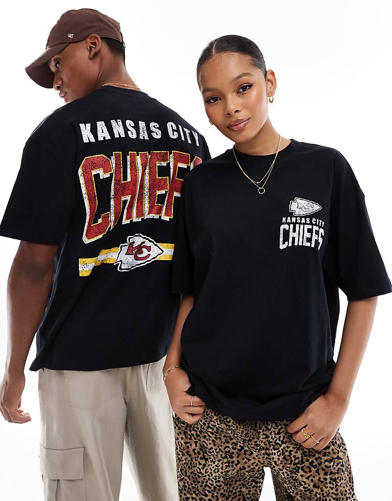 Черная оверсайз-футболка ASOS DESIGN с лицензионным принтом NFL Kansas City Chiefs
Черная оверсайз-футболка ASOS DESIGN с лицензионным принтом NFL Kansas City Chiefs
