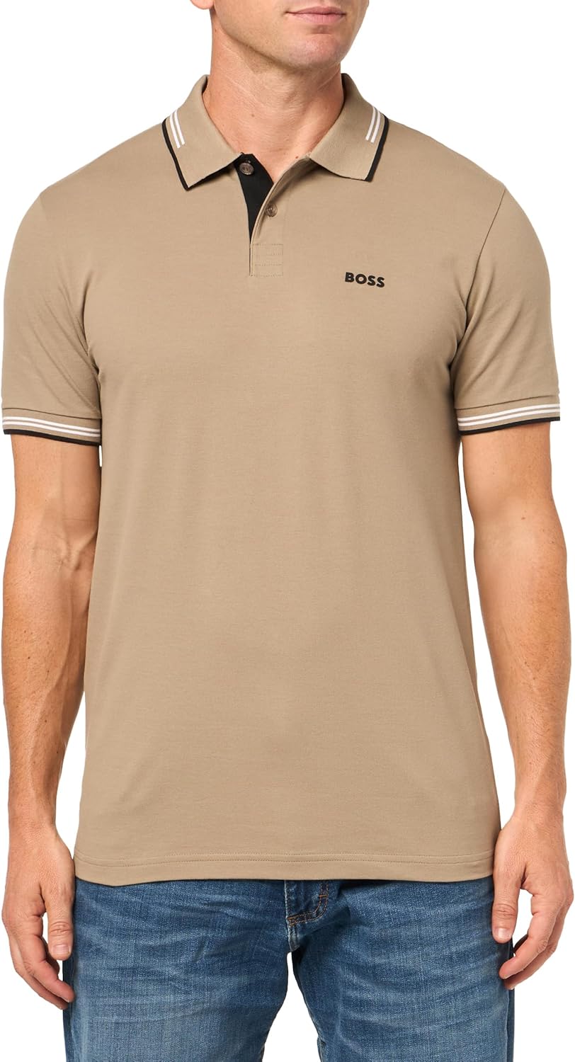BOSS Мужская Поло Paul Modern Essential, Teak Beige
BOSS Мужская Поло Paul Modern Essential, Teak Beige