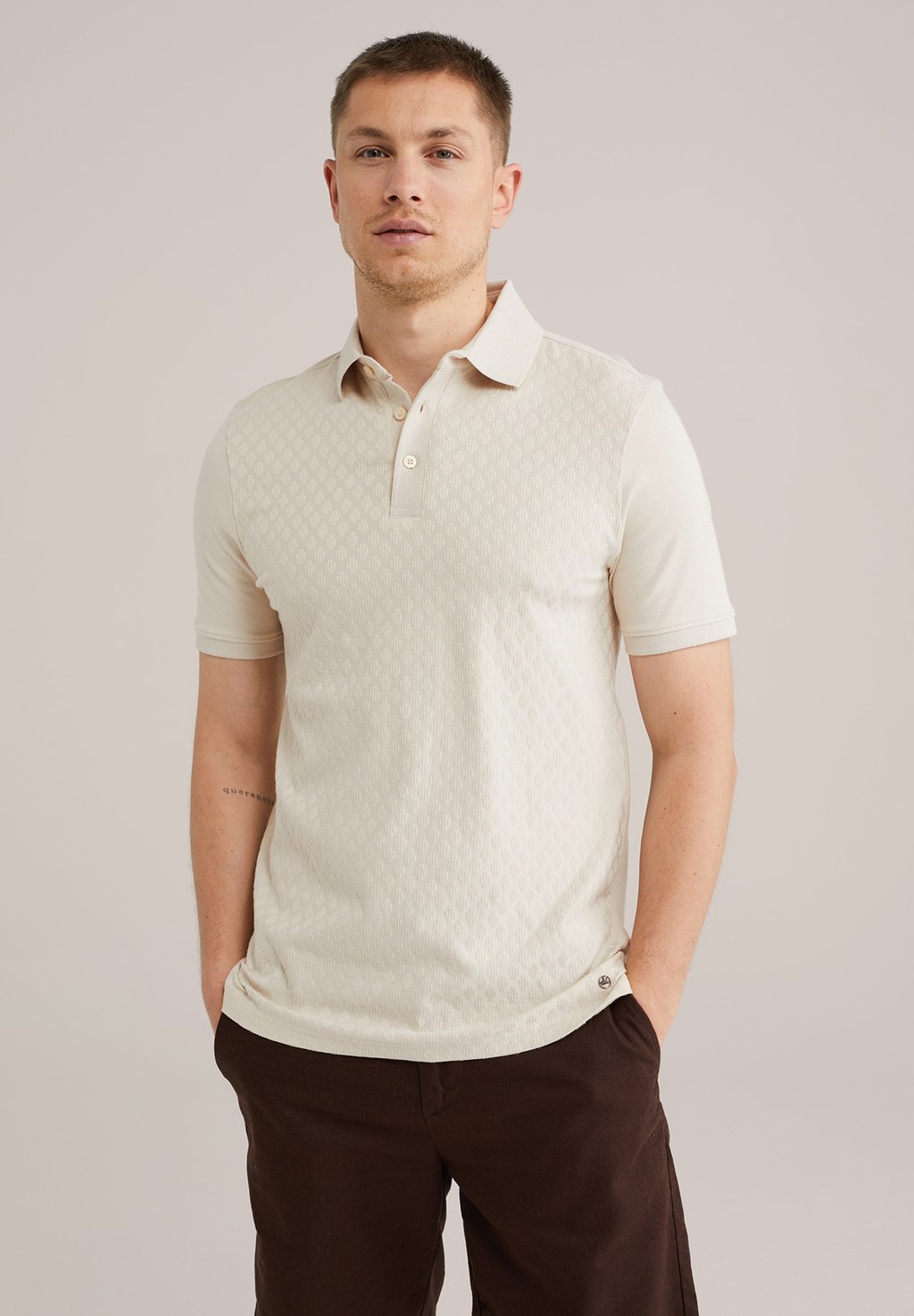 Рубашка поло WE Fashion, бежевый
Рубашка поло WE Fashion, бежевый