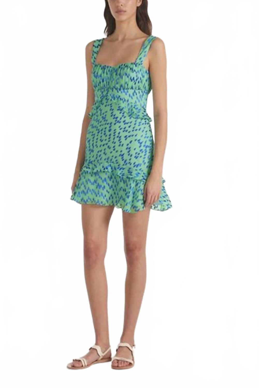 Платье Chandra без рукавов короткое в туманно-голубом цвете Saloni
Платье Chandra без рукавов короткое в туманно-голубом цвете Saloni