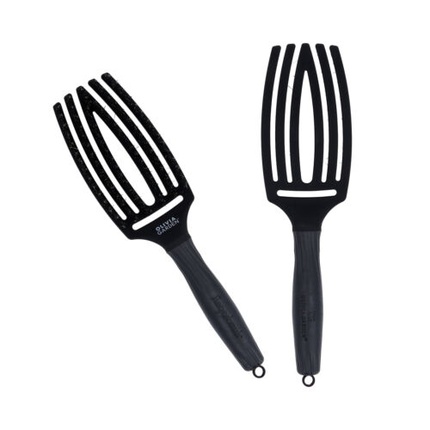Расческа для волос Fingerbrush Combo Full Black M Olivia Garden 
Расческа для волос Fingerbrush Combo Full Black M Olivia Garden