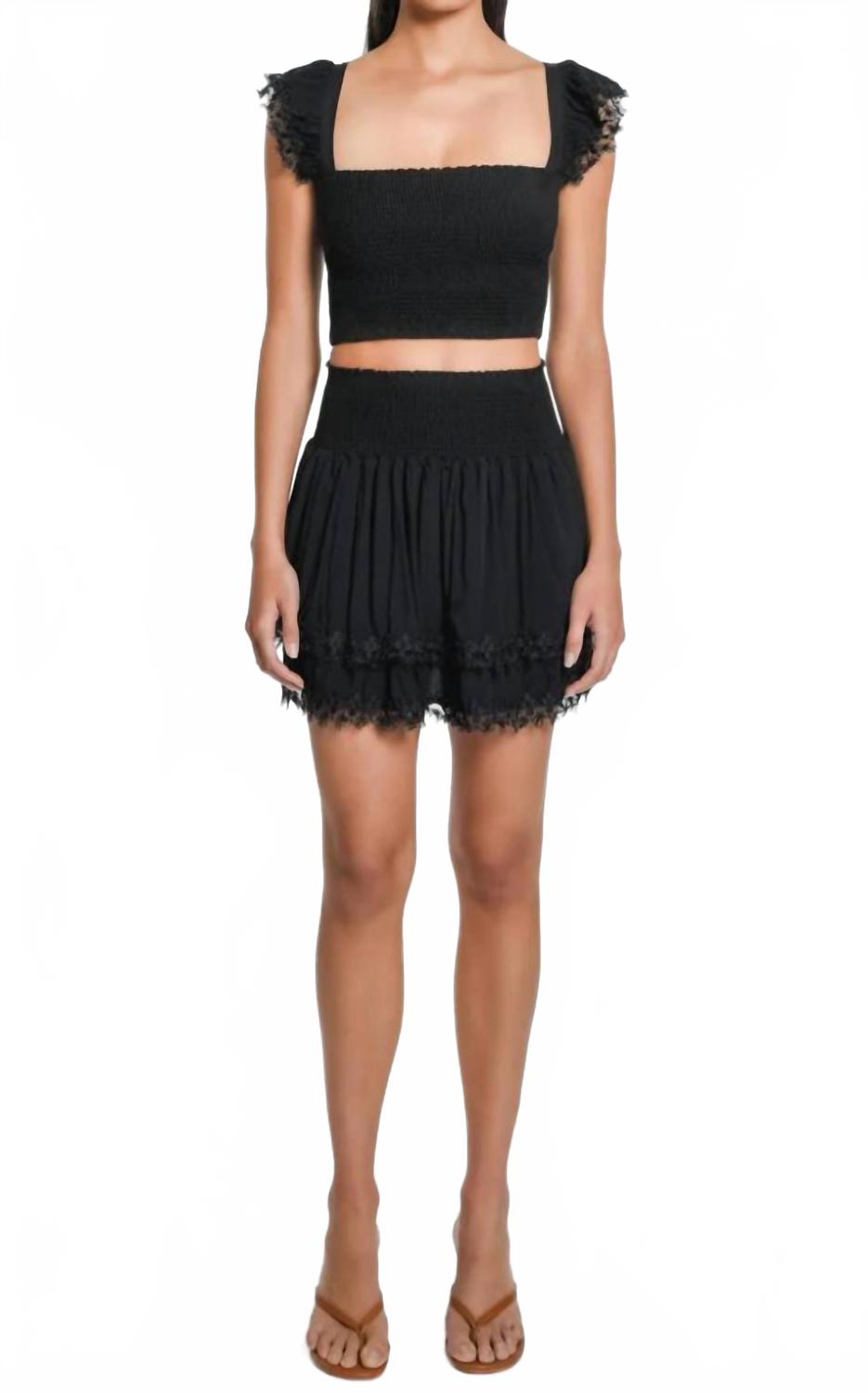 Юбка Belle в черном цвете Peixoto 
Юбка Belle в черном цвете Peixoto