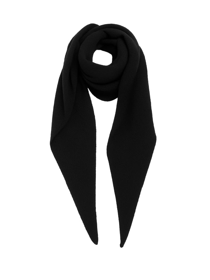 Мягкий вязаный шарф с тонкой текстурой черного цвета. Faera
Мягкий вязаный шарф с тонкой текстурой черного цвета. Faera