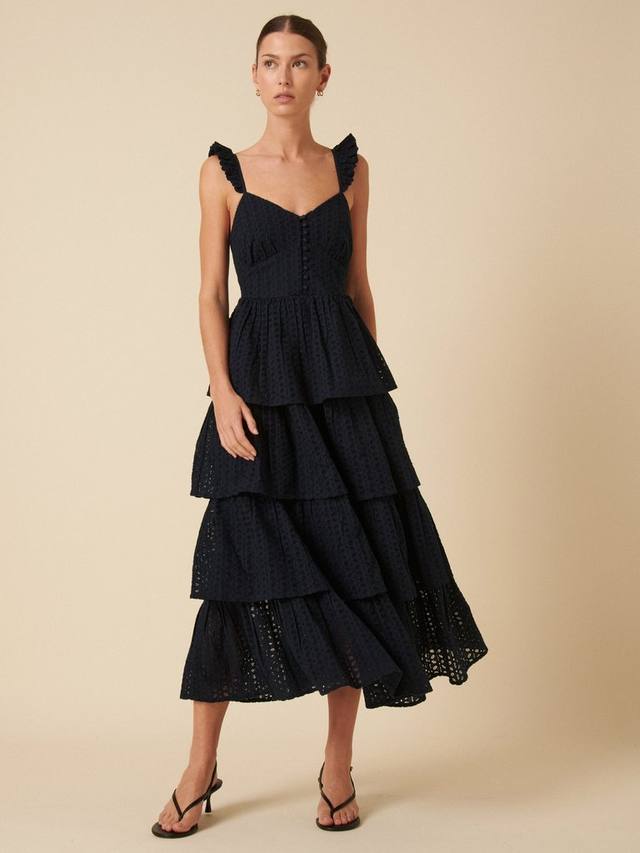 Платье миди Rhys Pure Organic Cotton Nobody's Child, Navy
Платье миди Rhys Pure Organic Cotton Nobody's Child, Navy