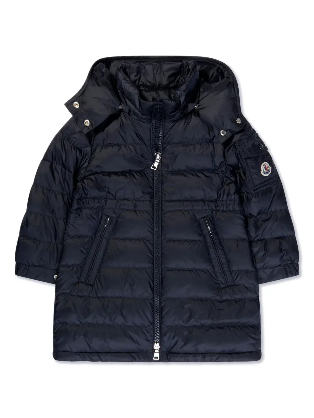 Пуховик с логотипом Moncler Enfant, синий
Пуховик с логотипом Moncler Enfant, синий
