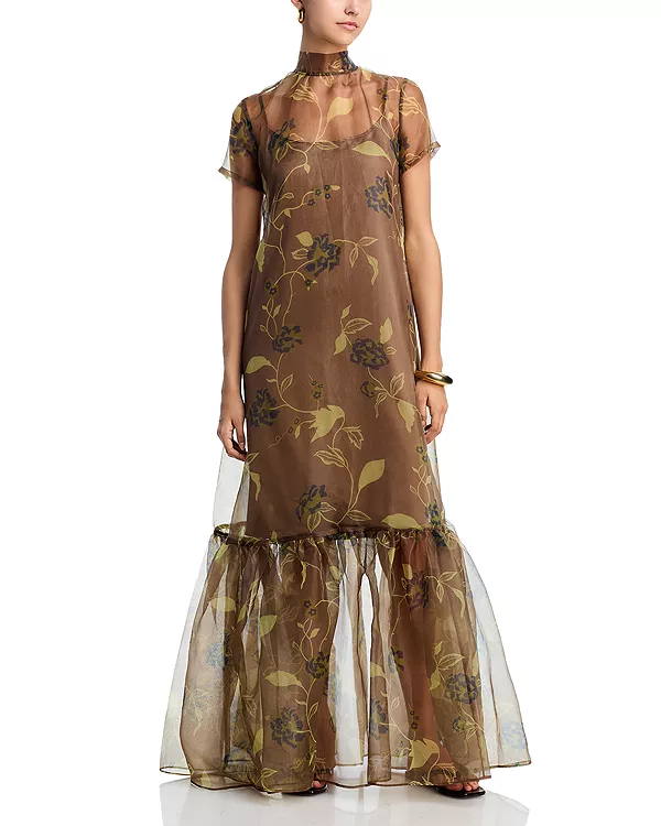 Платье из органзы Calluna Staud, мультиколор
Платье из органзы Calluna Staud, мультиколор