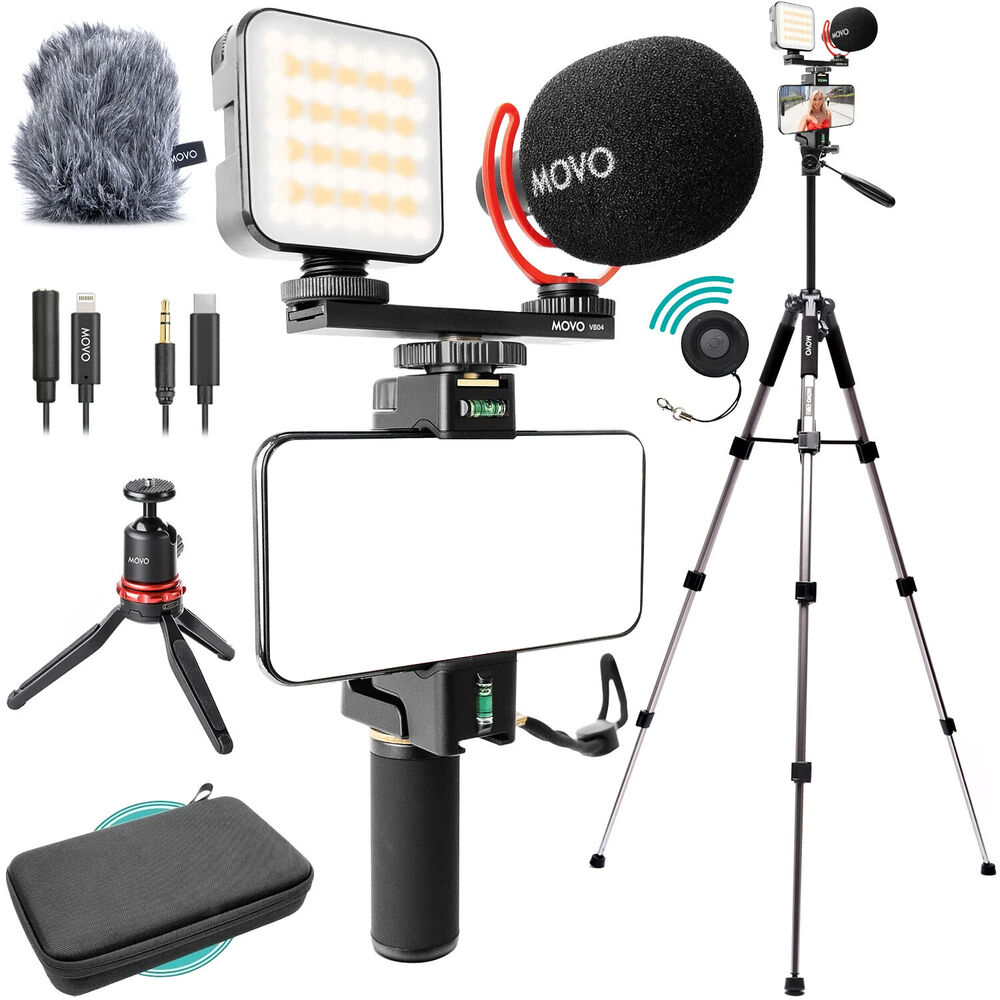 Movo Photo iVlogger-PRO Vlogging Kit IVLOGGER-PRO+MV-T5
Movo Photo iVlogger-PRO Vlogging Kit IVLOGGER-PRO+MV-T5