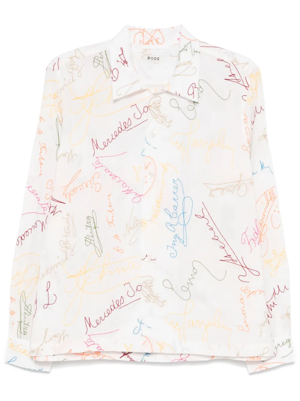 Рубашка Signature Scrawl BODE, белый
Рубашка Signature Scrawl BODE, белый