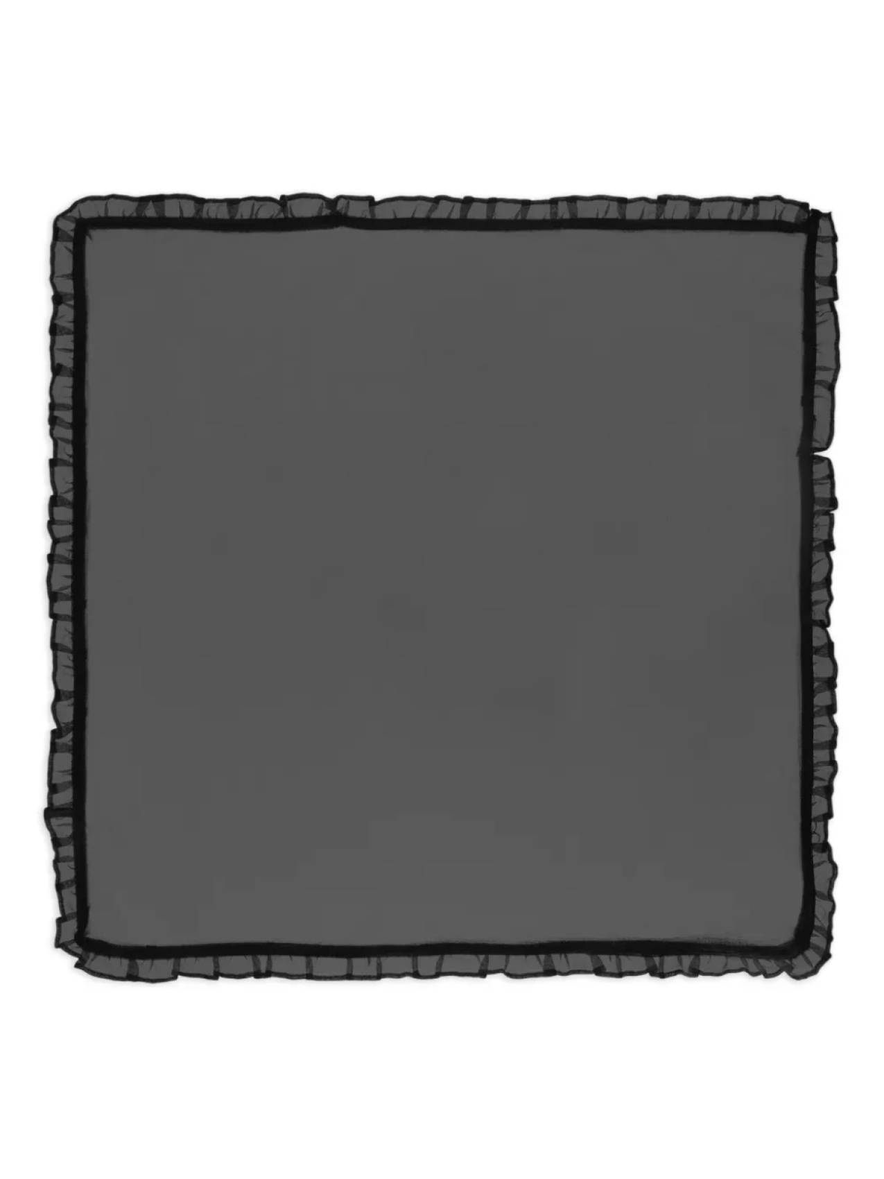 GANNI шарф с оборками, черный
GANNI шарф с оборками, черный