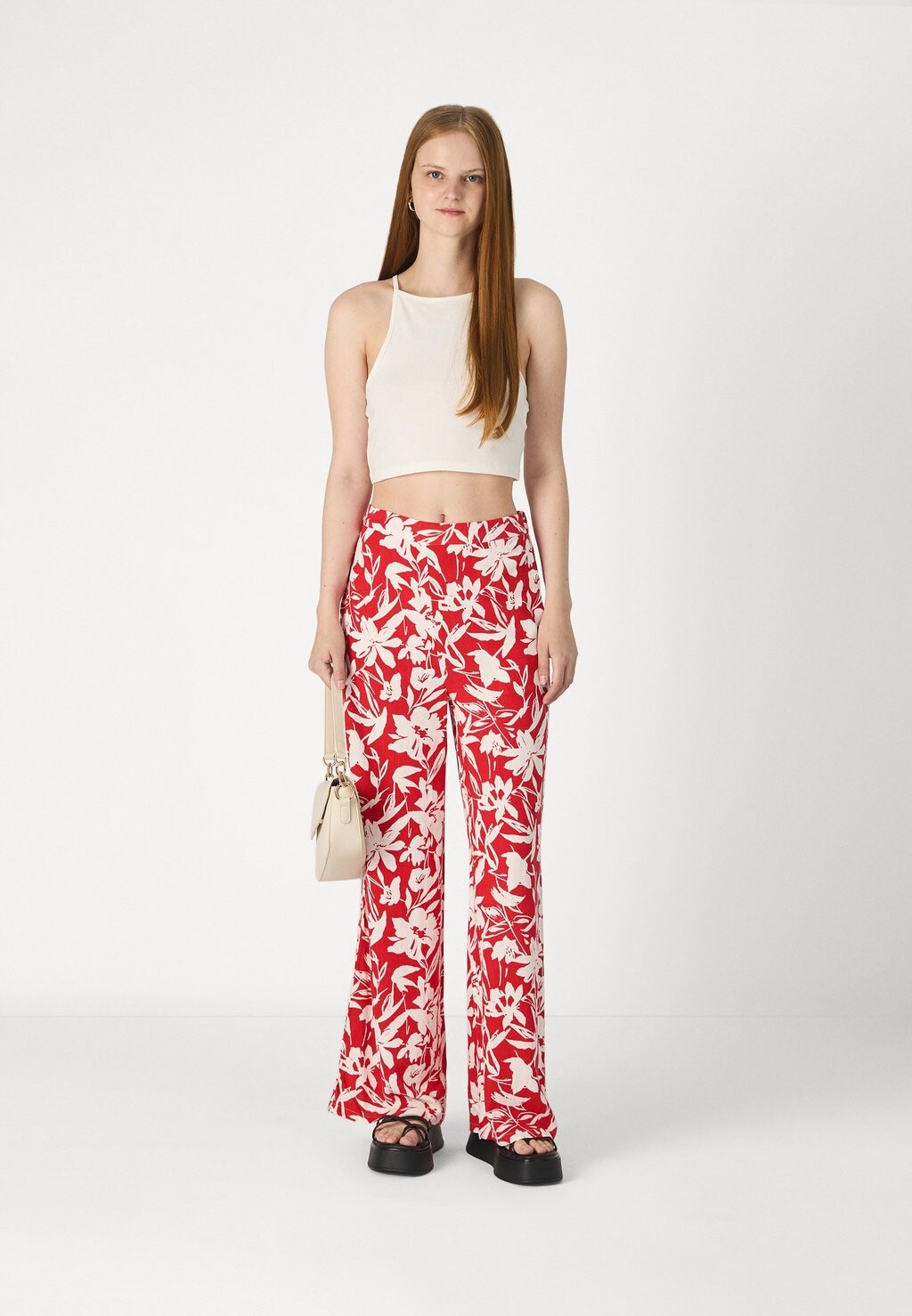 Тканевые брюки LINEN BLEND Anna Field, оранжевый 
Тканевые брюки LINEN BLEND Anna Field, оранжевый