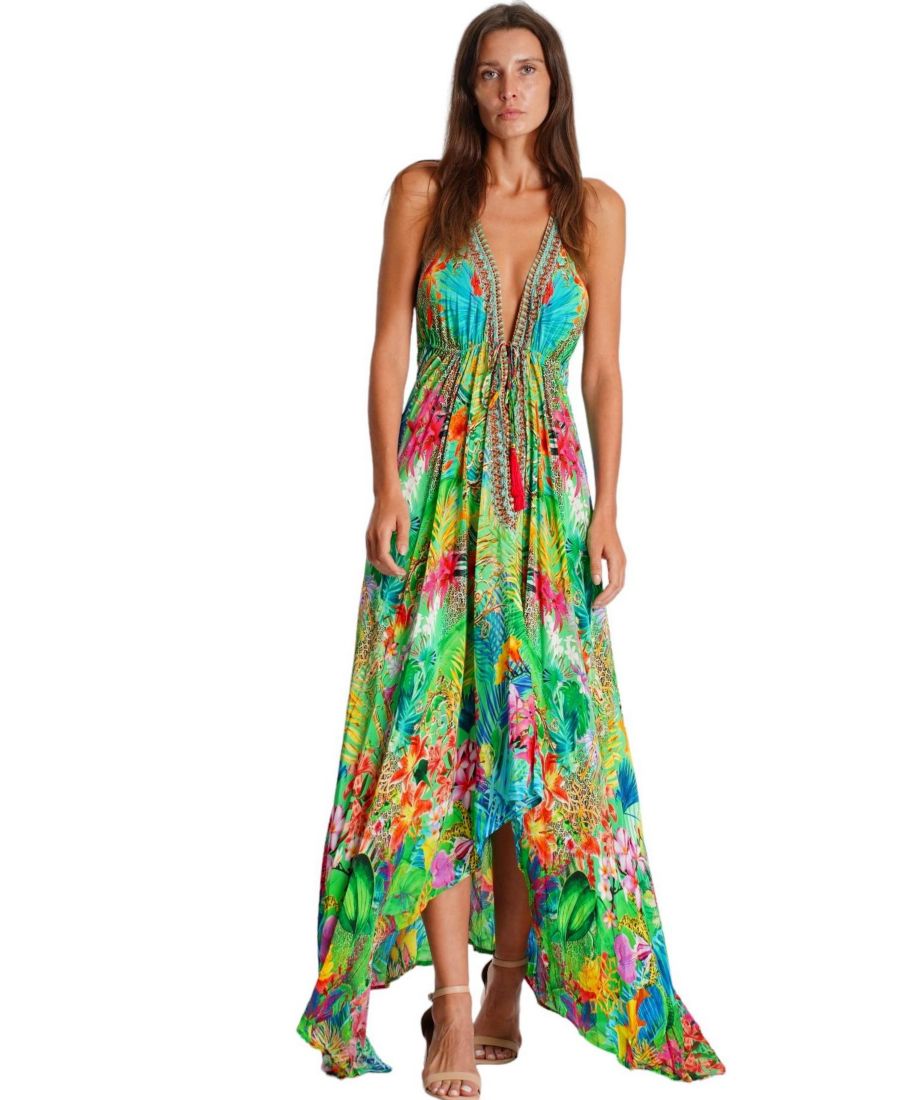 Женское длинное платье с воротником-халтером La Moda Clothing, No Color
Женское длинное платье с воротником-халтером La Moda Clothing, No Color