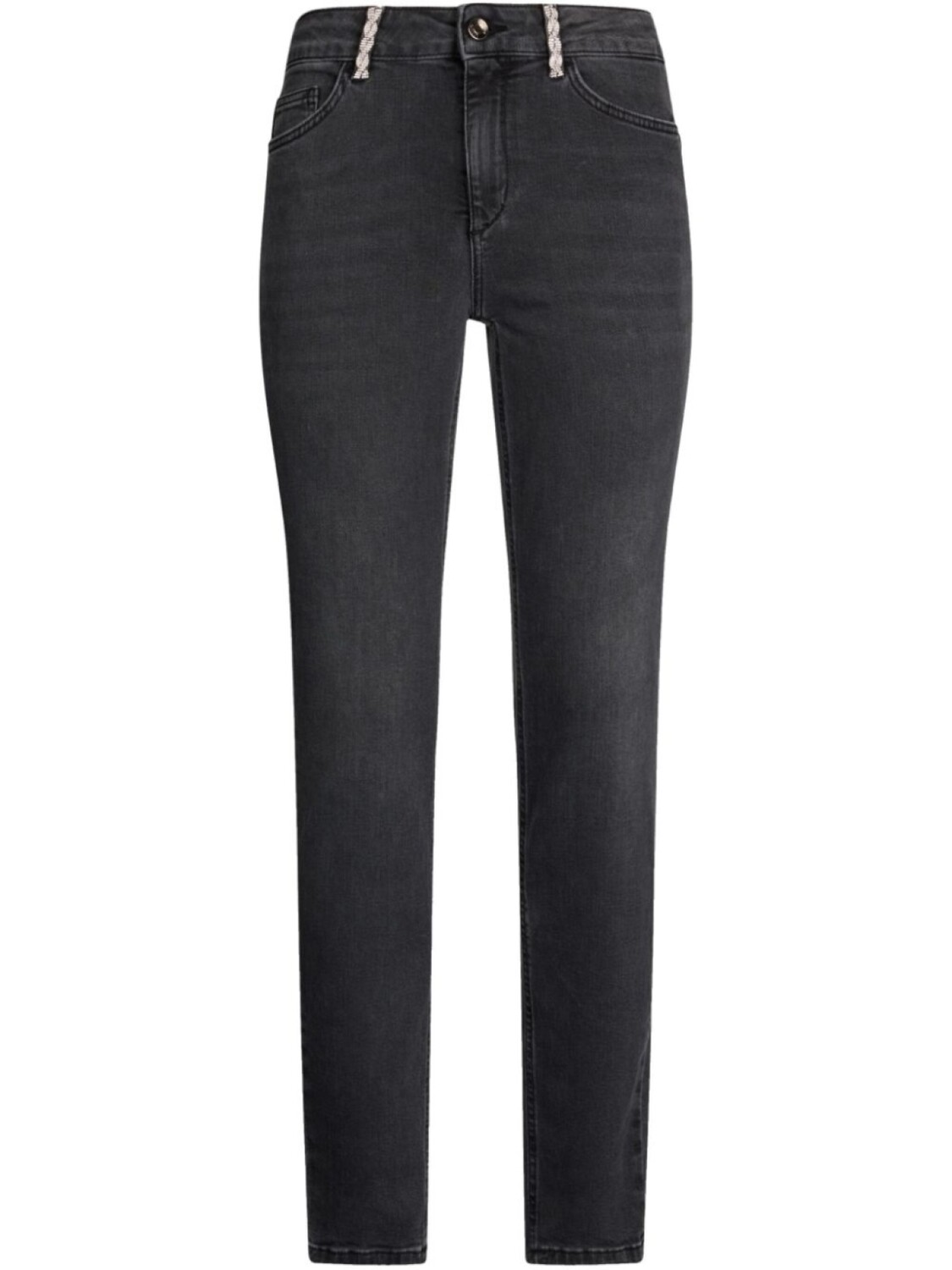 LIU JO Серые узкие джинсы со стразами, черный
LIU JO Серые узкие джинсы со стразами, черный