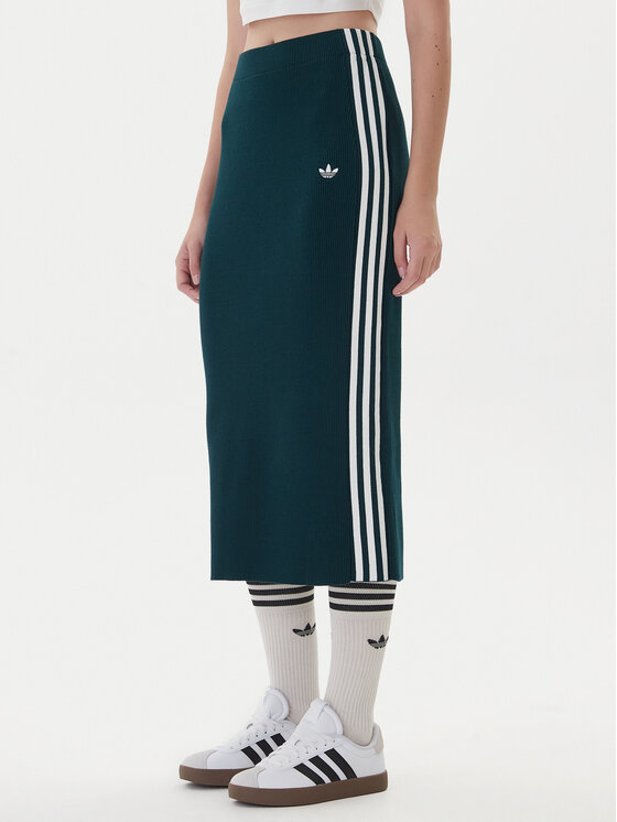Юбка-карандаш regular fit adicolor Knit 3-Stripes JW2662 Adidas, зеленый
Юбка-карандаш regular fit adicolor Knit 3-Stripes JW2662 Adidas, зеленый