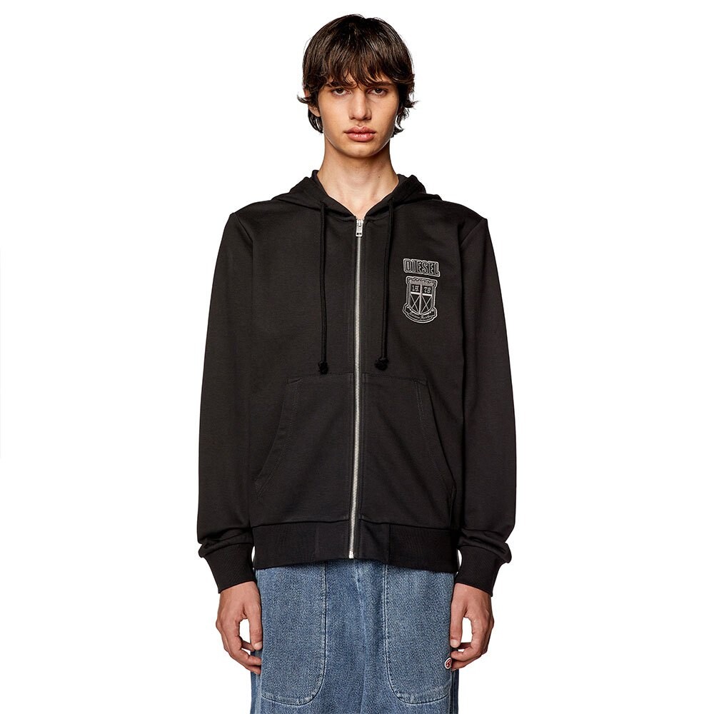 Толстовка Diesel Ginn K10 Full Zip, черный
Толстовка Diesel Ginn K10 Full Zip, черный