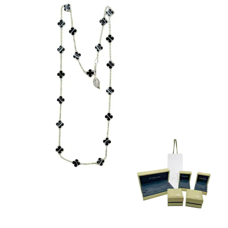 Ожерелье Alhambra Four Leaf Lucky Series 18K Gold Unisex White Van Cleef & Arpels, белый
Ожерелье Alhambra Four Leaf Lucky Series 18K Gold Unisex White Van Cleef & Arpels, белый